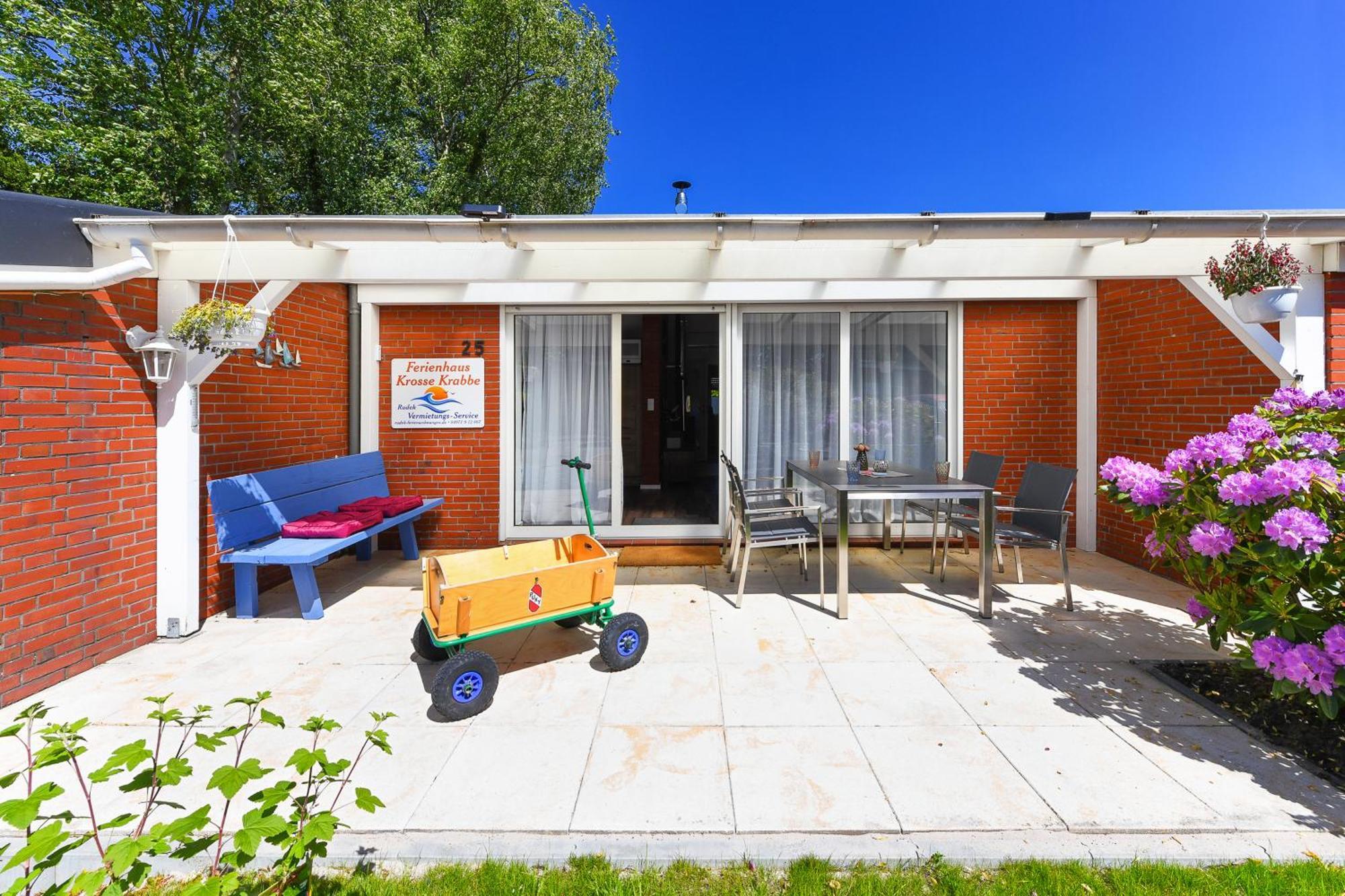 Ferienhaus Krosse Krabbe Bensersiel Buitenkant foto